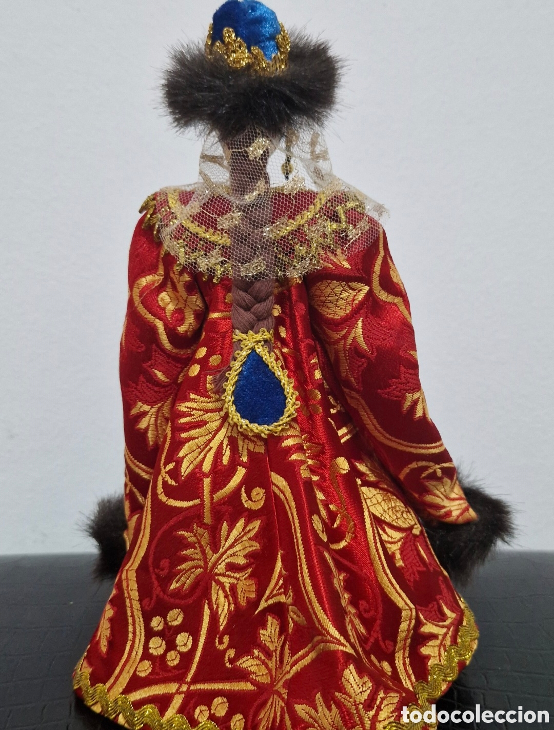 Antig&uuml;edades: Mu&ntilde;eca de porcelana vestida de &eacute;poca - Foto 4