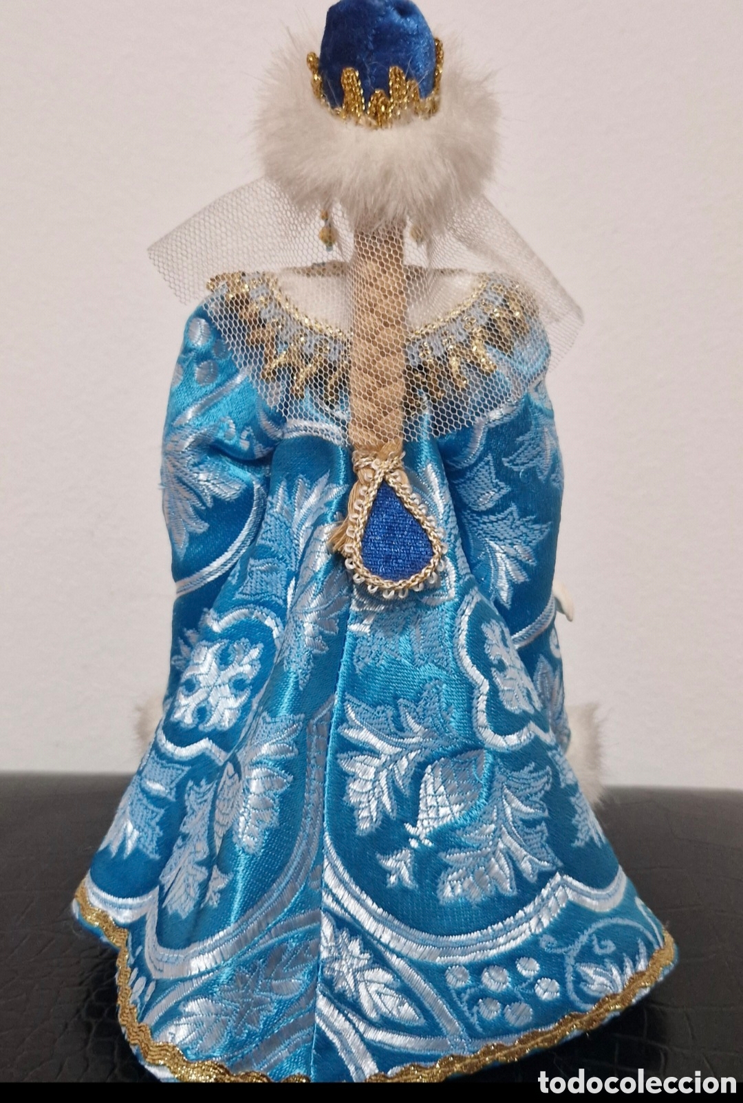 Antig&uuml;edades: Mu&ntilde;eca de porcelana vestida de &eacute;poca - Foto 4