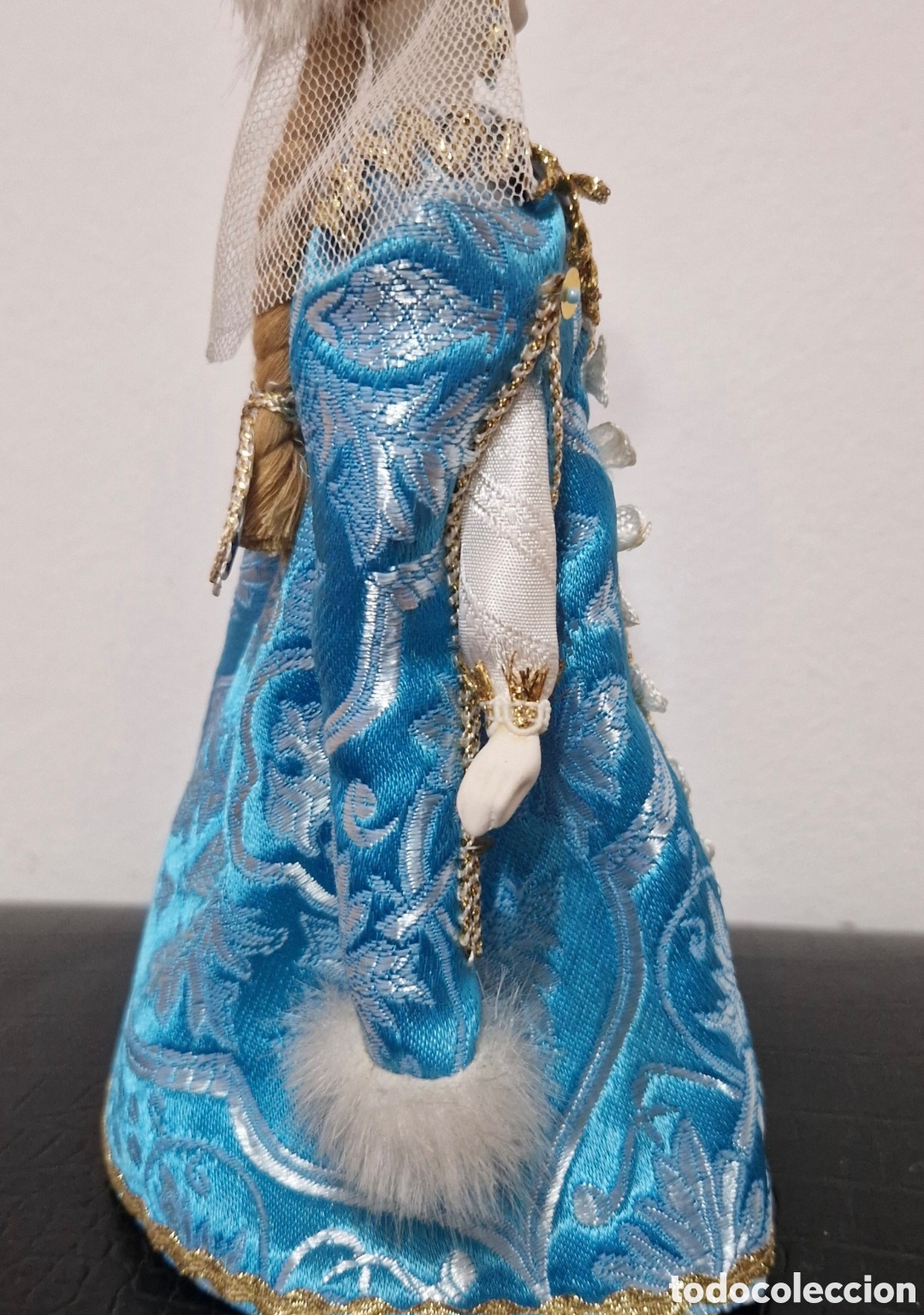 Antig&uuml;edades: Mu&ntilde;eca de porcelana vestida de &eacute;poca - Foto 5