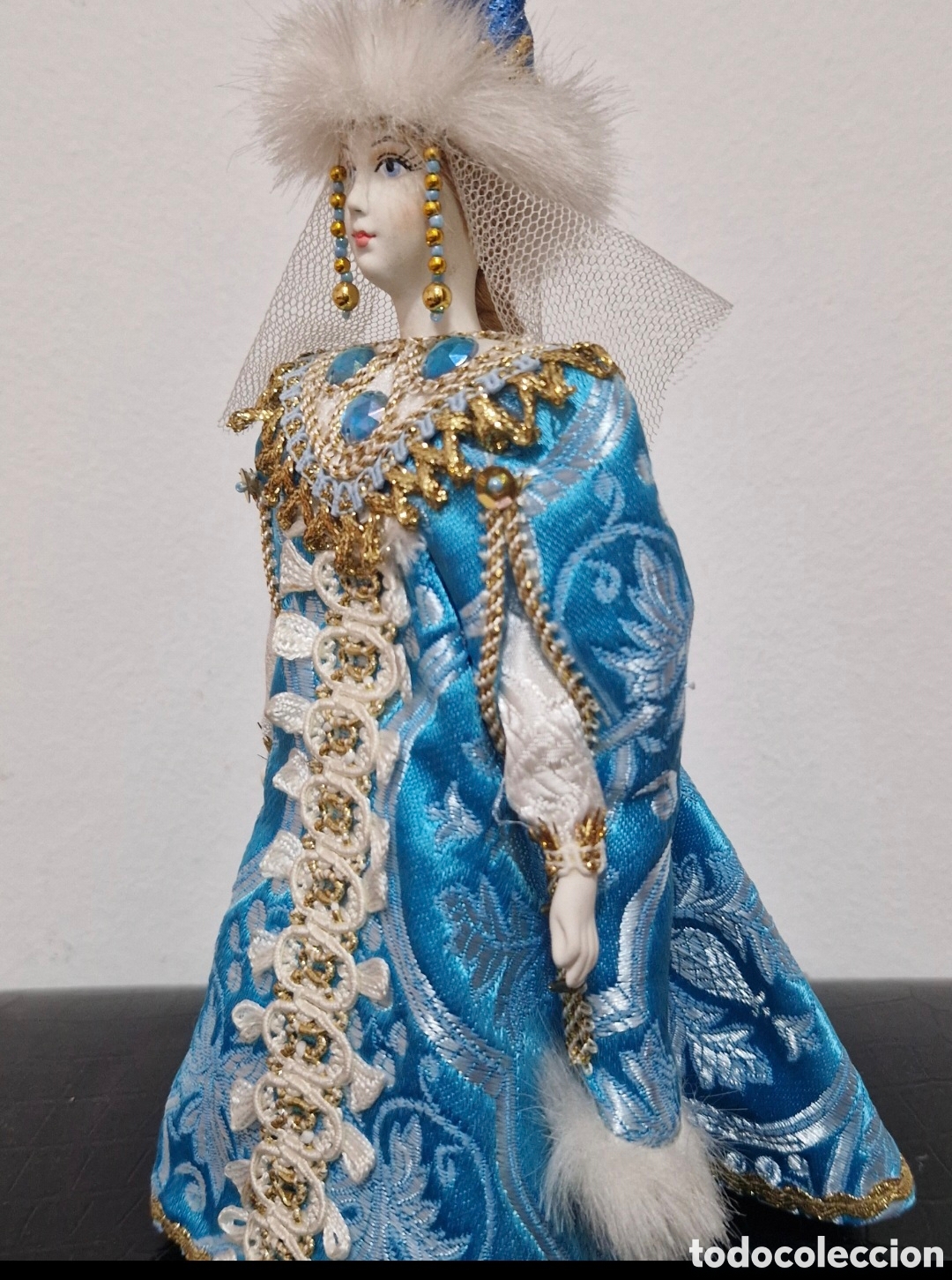 Antig&uuml;edades: Mu&ntilde;eca de porcelana vestida de &eacute;poca - Foto 6