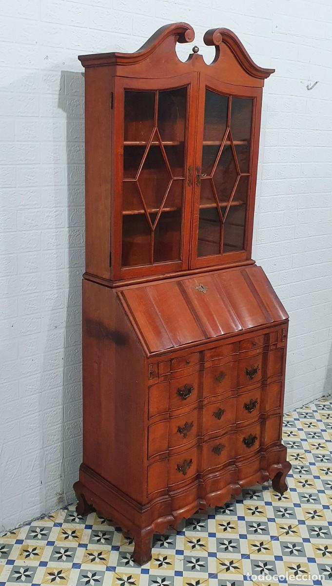 Antig&uuml;edades: BUREAU VITRINA ESTILO INGL&Eacute;S - Foto 1
