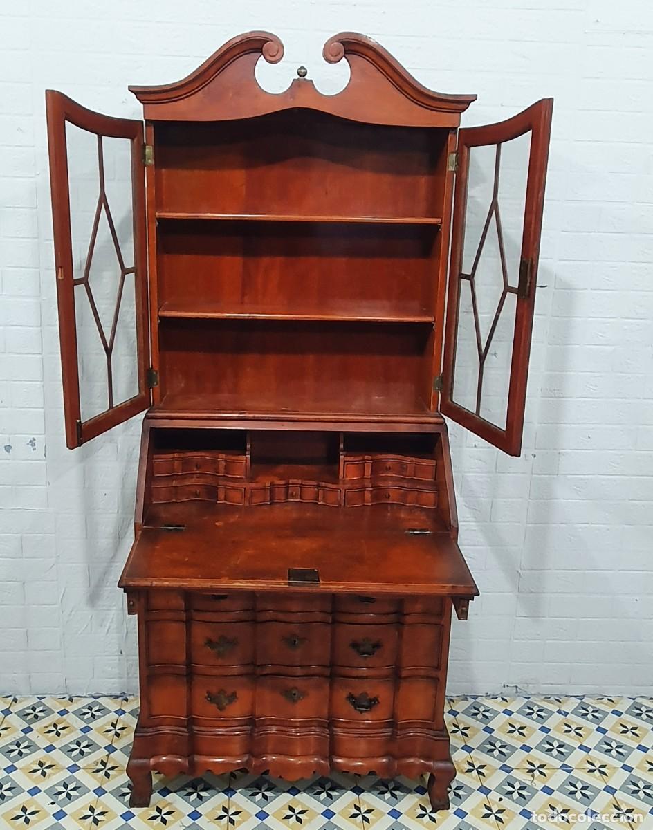 Antig&uuml;edades: BUREAU VITRINA ESTILO INGL&Eacute;S - Foto 2