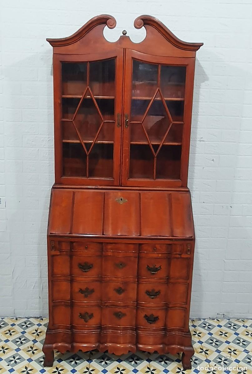Antig&uuml;edades: BUREAU VITRINA ESTILO INGL&Eacute;S - Foto 4