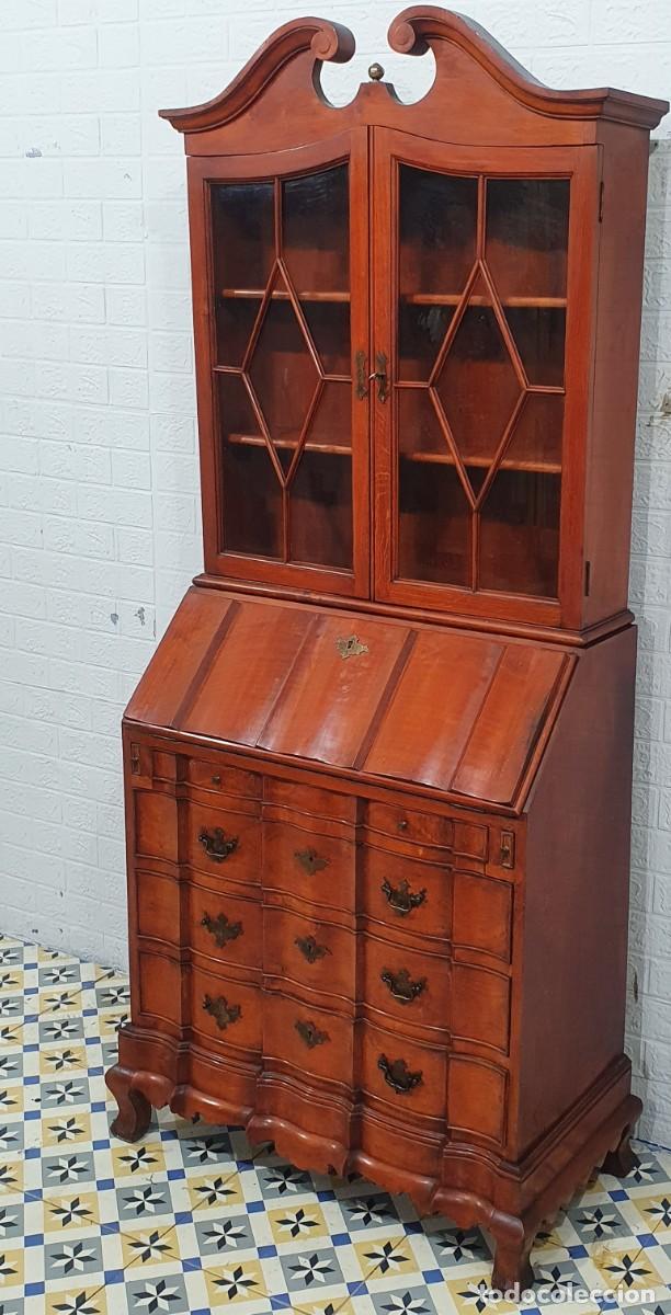 Antig&uuml;edades: BUREAU VITRINA ESTILO INGL&Eacute;S - Foto 6