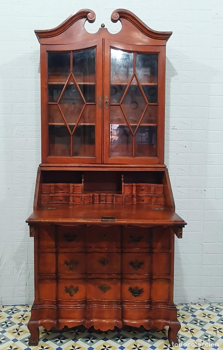 Antig&uuml;edades: BUREAU VITRINA ESTILO INGL&Eacute;S - Foto 7