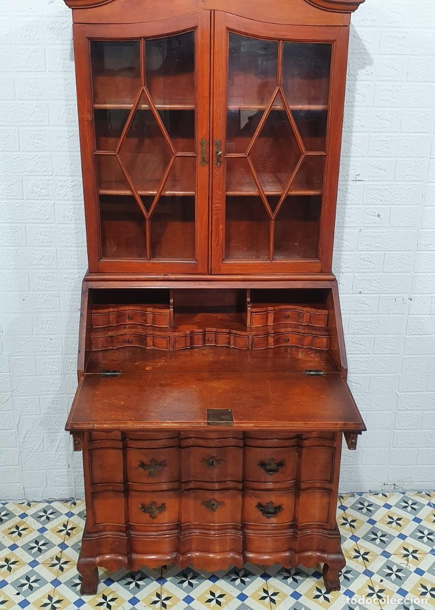Antig&uuml;edades: BUREAU VITRINA ESTILO INGL&Eacute;S - Foto 8