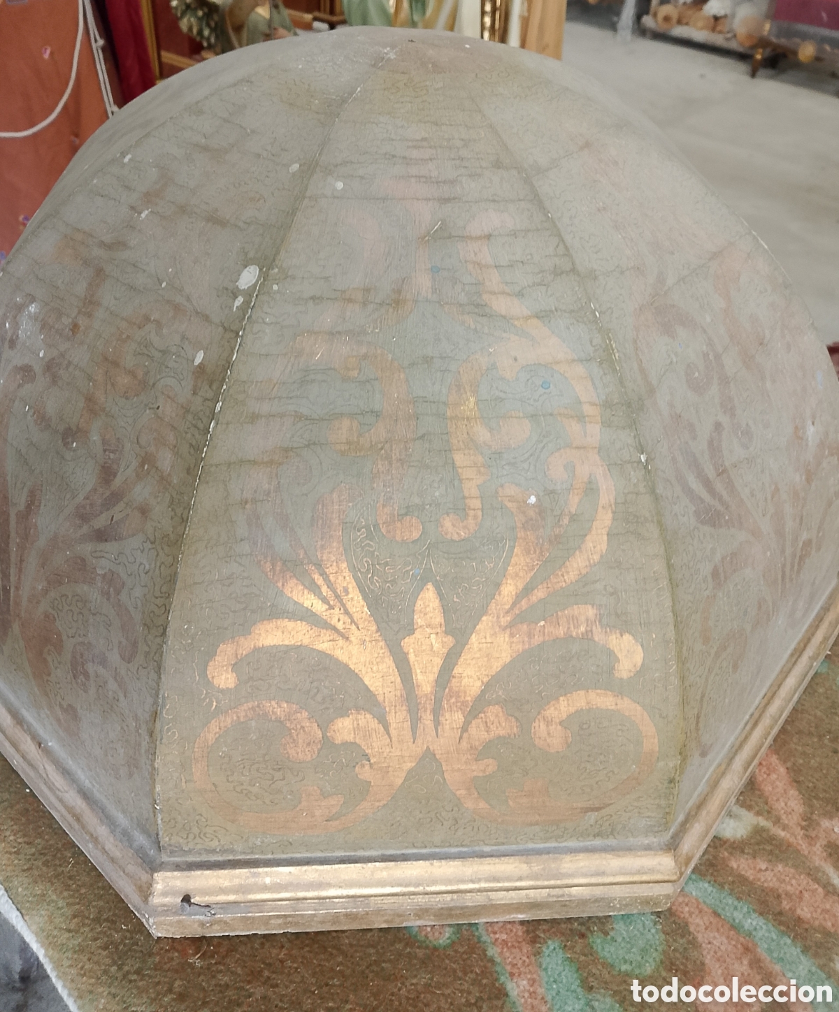 Antig&uuml;edades: C&uacute;pula octogonal de madera - Foto 2