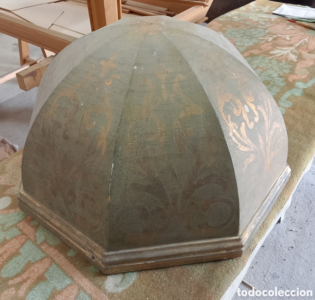 Antig&uuml;edades: C&uacute;pula octogonal de madera - Foto 4