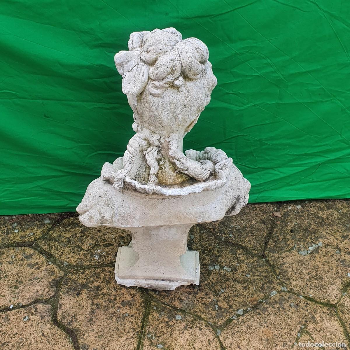 Antig&uuml;edades: Busto mujer en piedra artificial - Foto 2