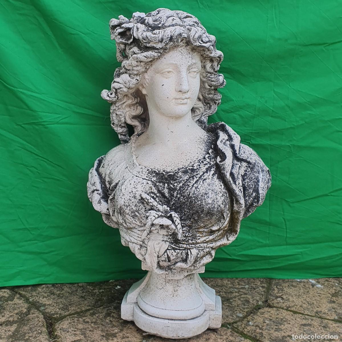 Antig&uuml;edades: Busto en piedra artificial - Foto 1