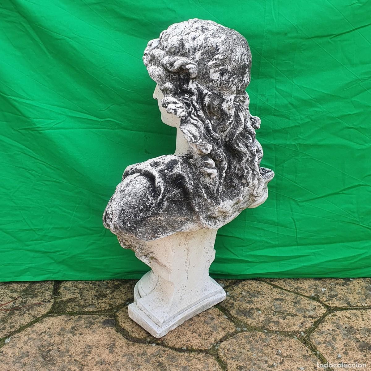 Antig&uuml;edades: Busto en piedra artificial - Foto 3