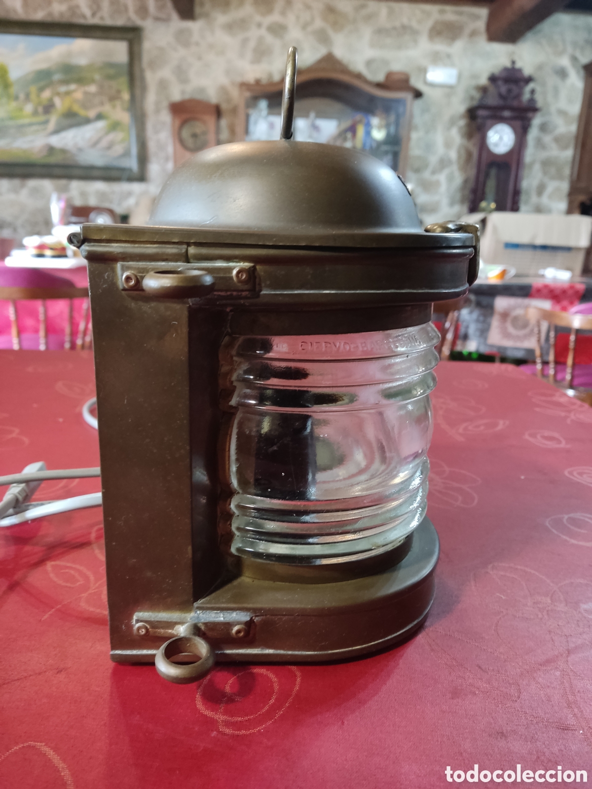 Antig&uuml;edades: Farol de barco Masthead - Foto 4