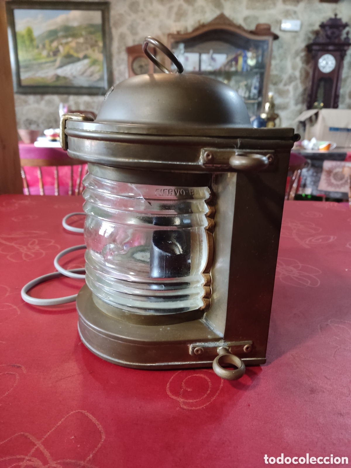 Antig&uuml;edades: Farol de barco Masthead - Foto 6