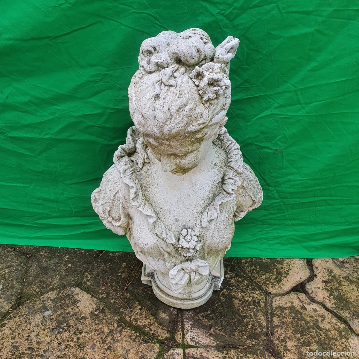 Antig&uuml;edades: Busto en piedra artificial - Foto 2