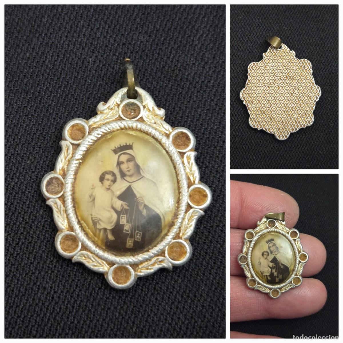 Antig&uuml;edades: MEDALLA RELIGIOSA, VIRGEN DEL CARMEN - Foto 1