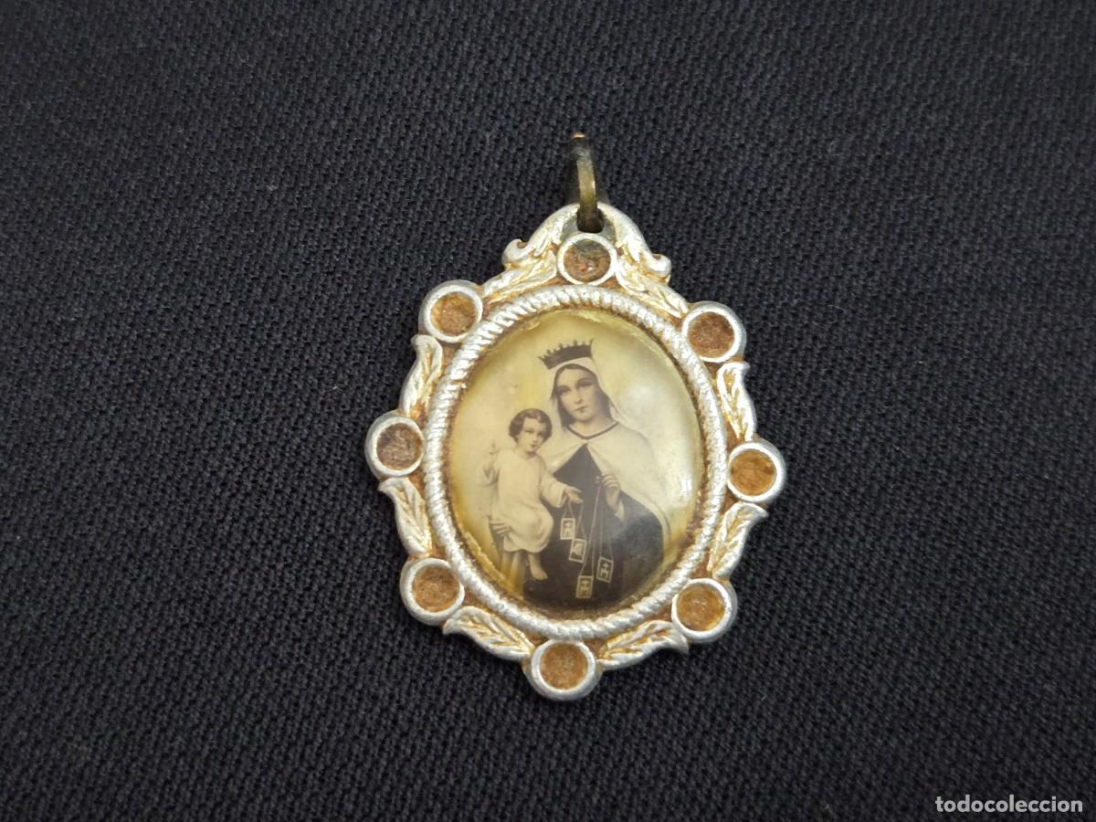 Antig&uuml;edades: MEDALLA RELIGIOSA, VIRGEN DEL CARMEN - Foto 2
