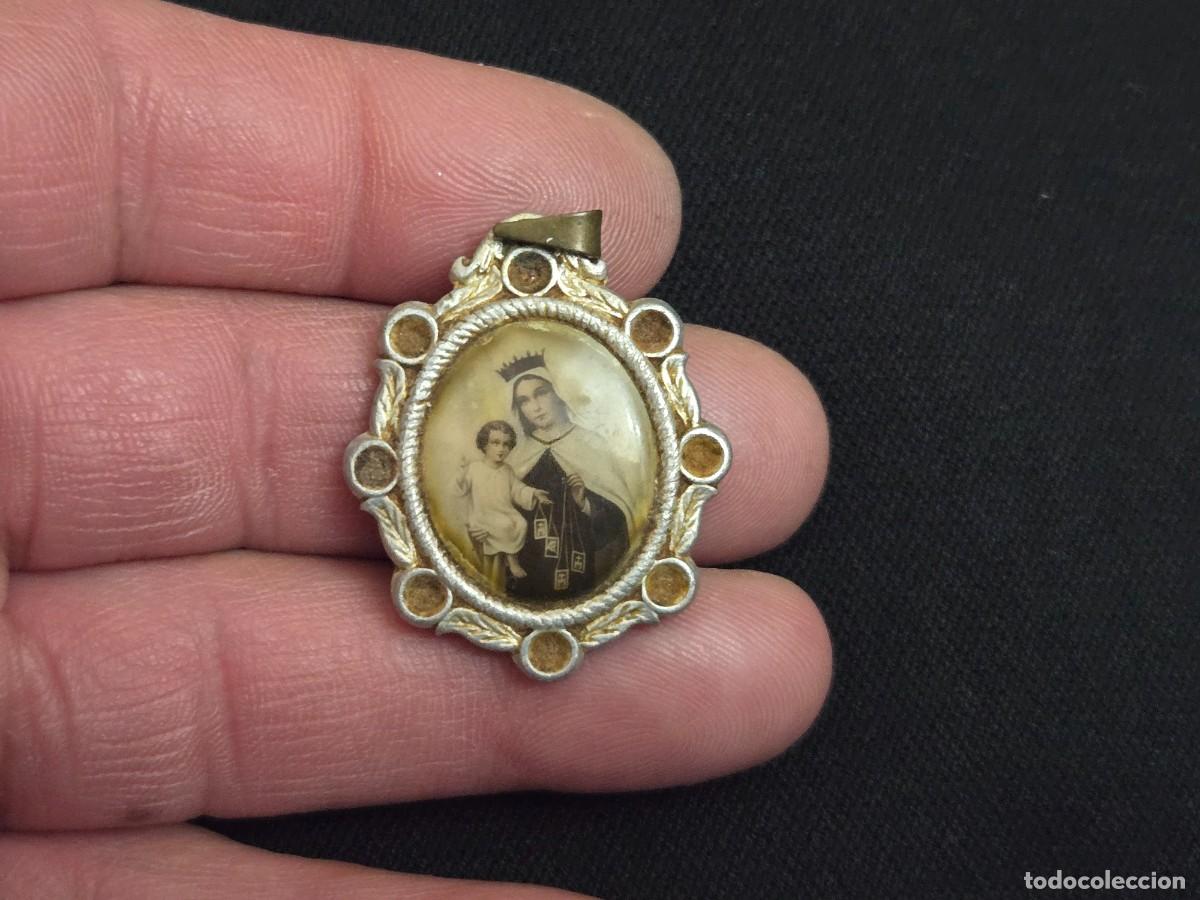 Antig&uuml;edades: MEDALLA RELIGIOSA, VIRGEN DEL CARMEN - Foto 4
