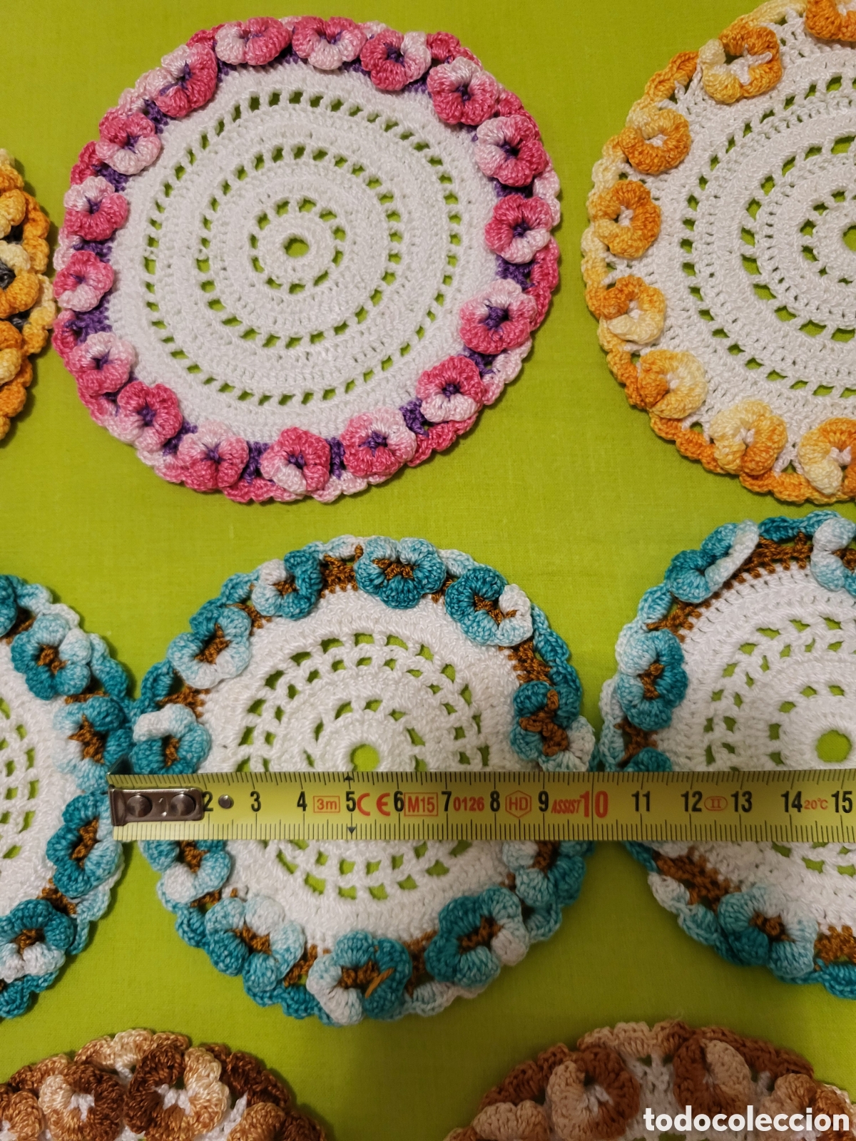 Antig&uuml;edades: Tapetes crochet multicolores - Foto 3
