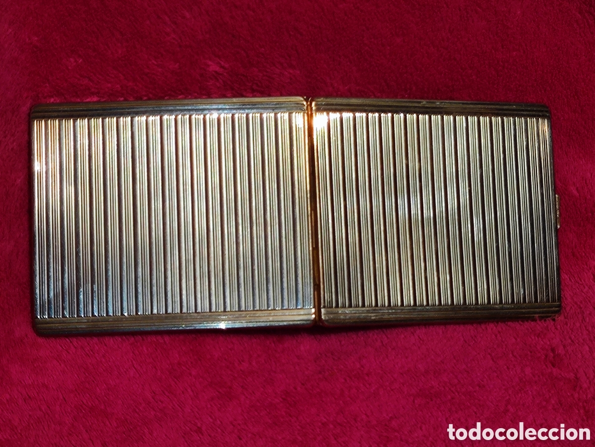 Antig&uuml;edades: PITILLERA DE PLATA Y BA&Ntilde;O DE ORO - Foto 2