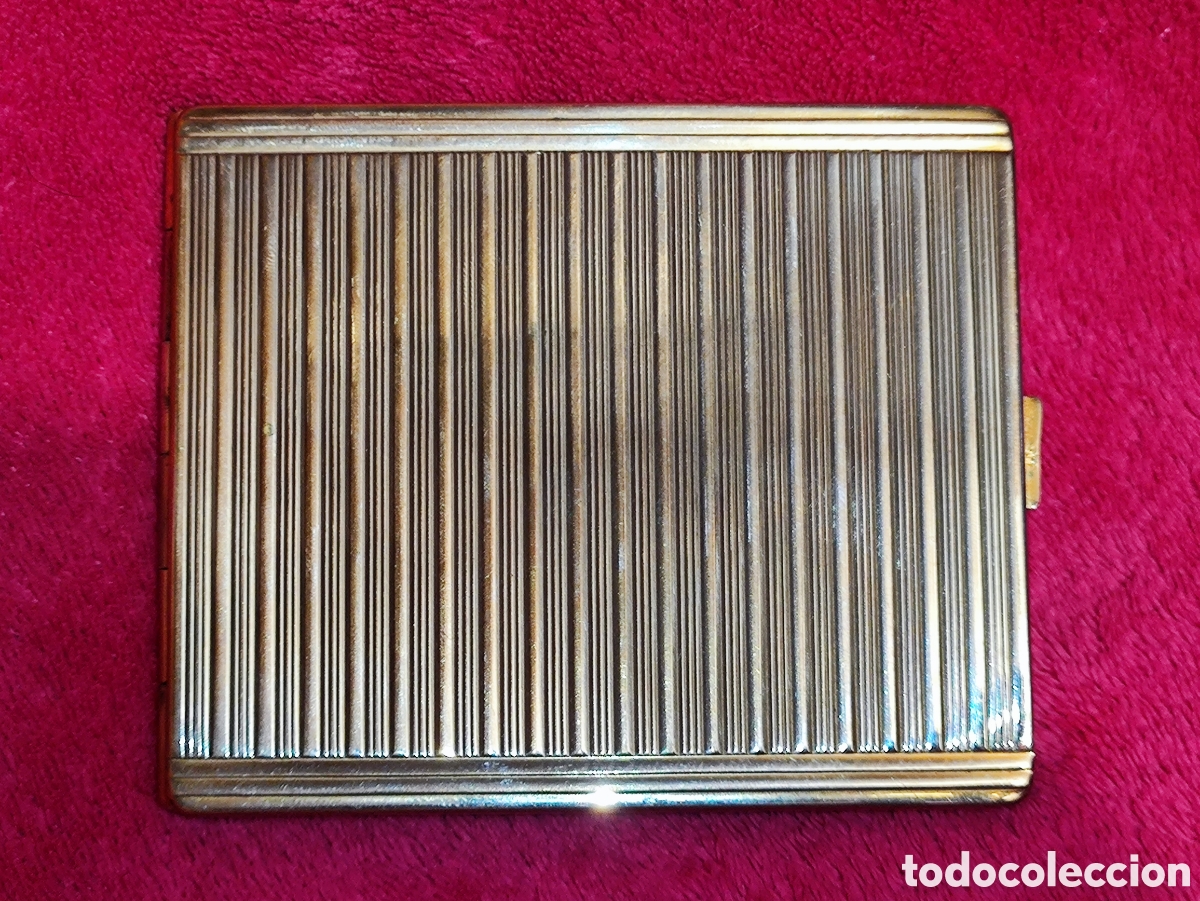 Antig&uuml;edades: PITILLERA DE PLATA Y BA&Ntilde;O DE ORO - Foto 1
