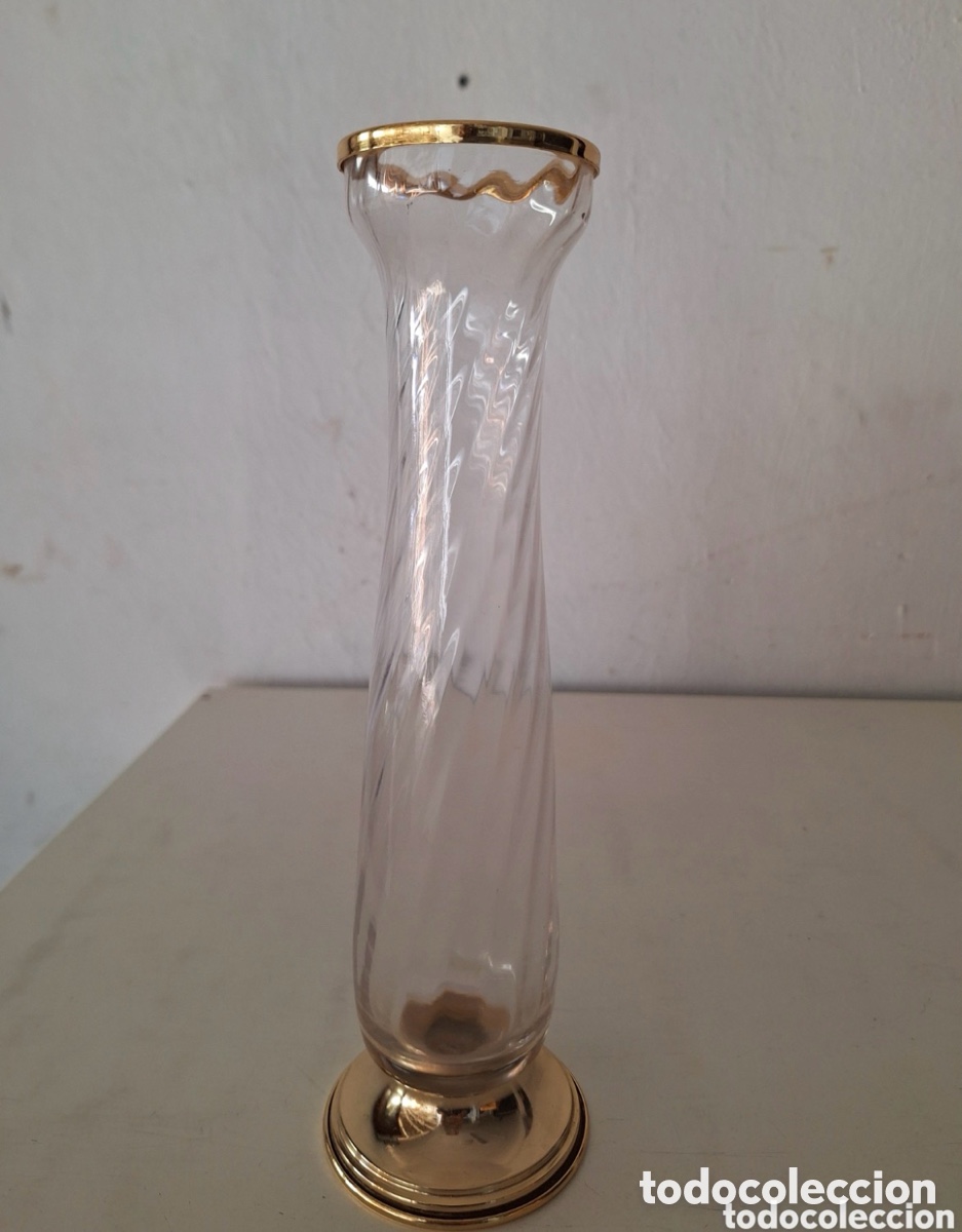 Antig&uuml;edades: Gran Jarr&oacute;n de cristal y oro antiguo - Foto 1