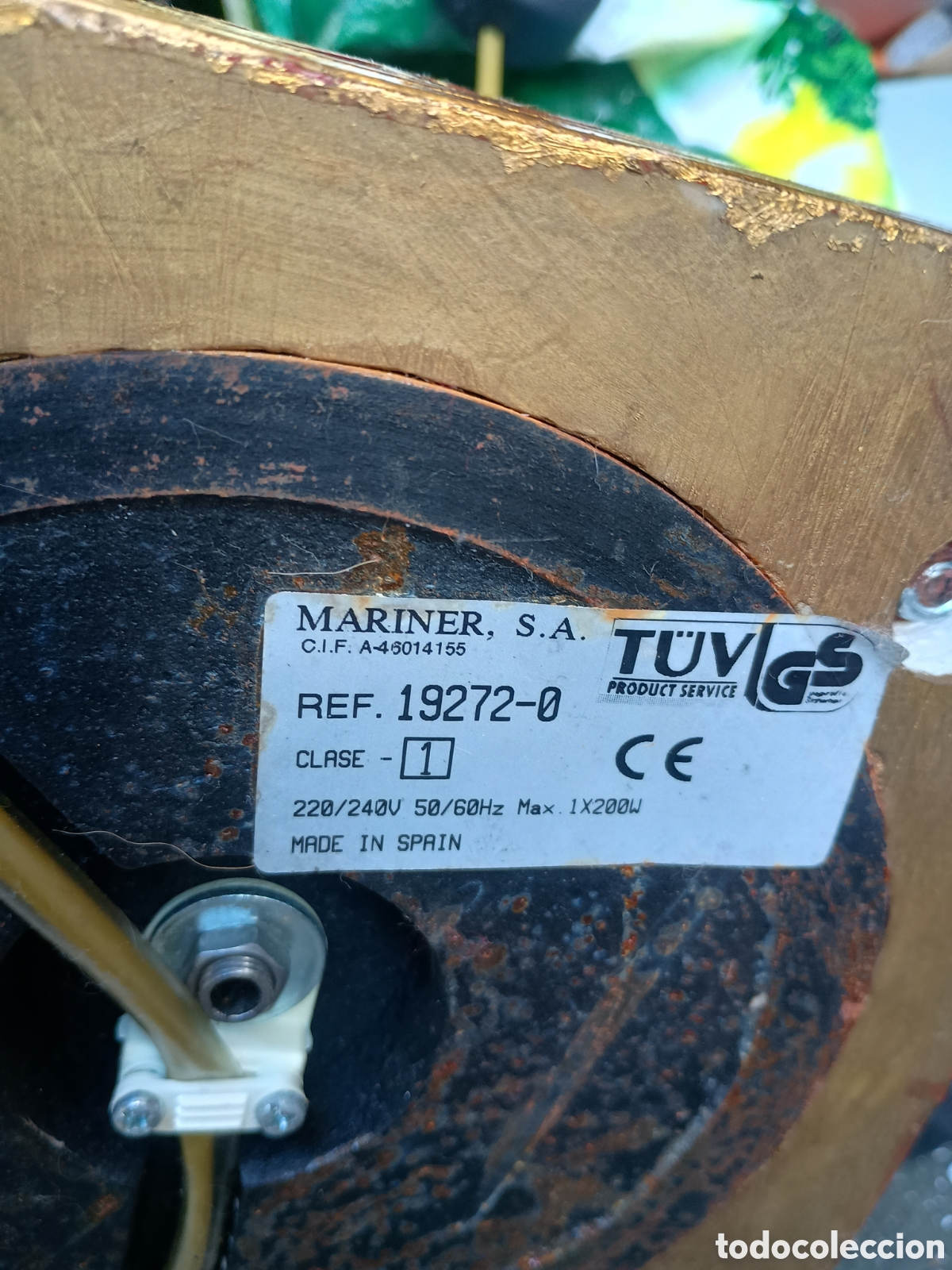 Antig&uuml;edades: L&aacute;mpara hierro Mariner Espa&ntilde;a - Foto 8