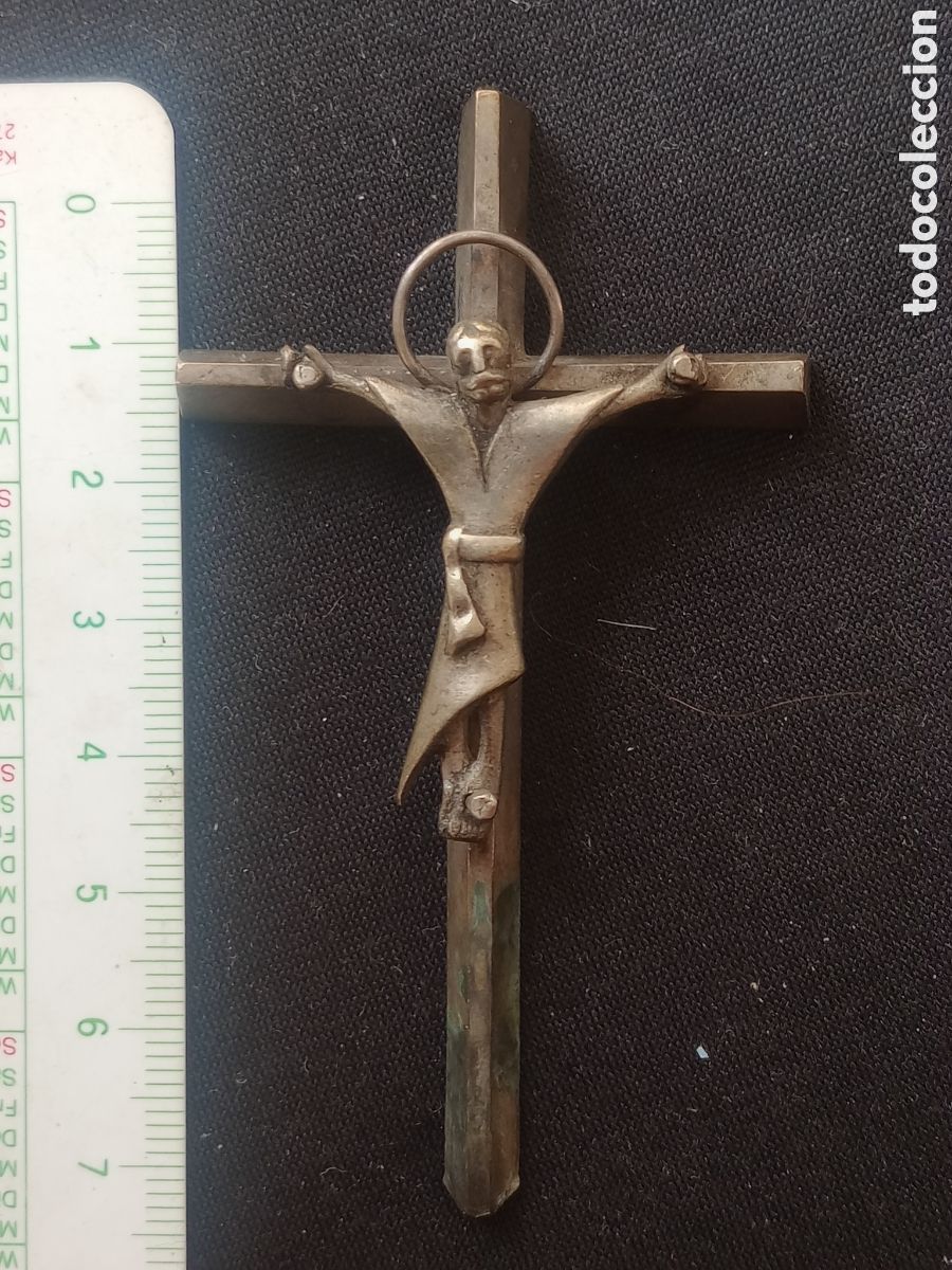 Antig&uuml;edades: Cruz de plata antigua - Foto 1