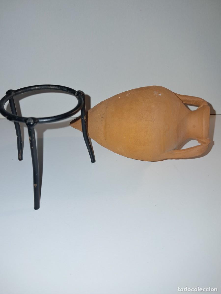 Antig&uuml;edades: Figura &Aacute;nfora de cer&aacute;mica r&uacute;stica - Foto 4