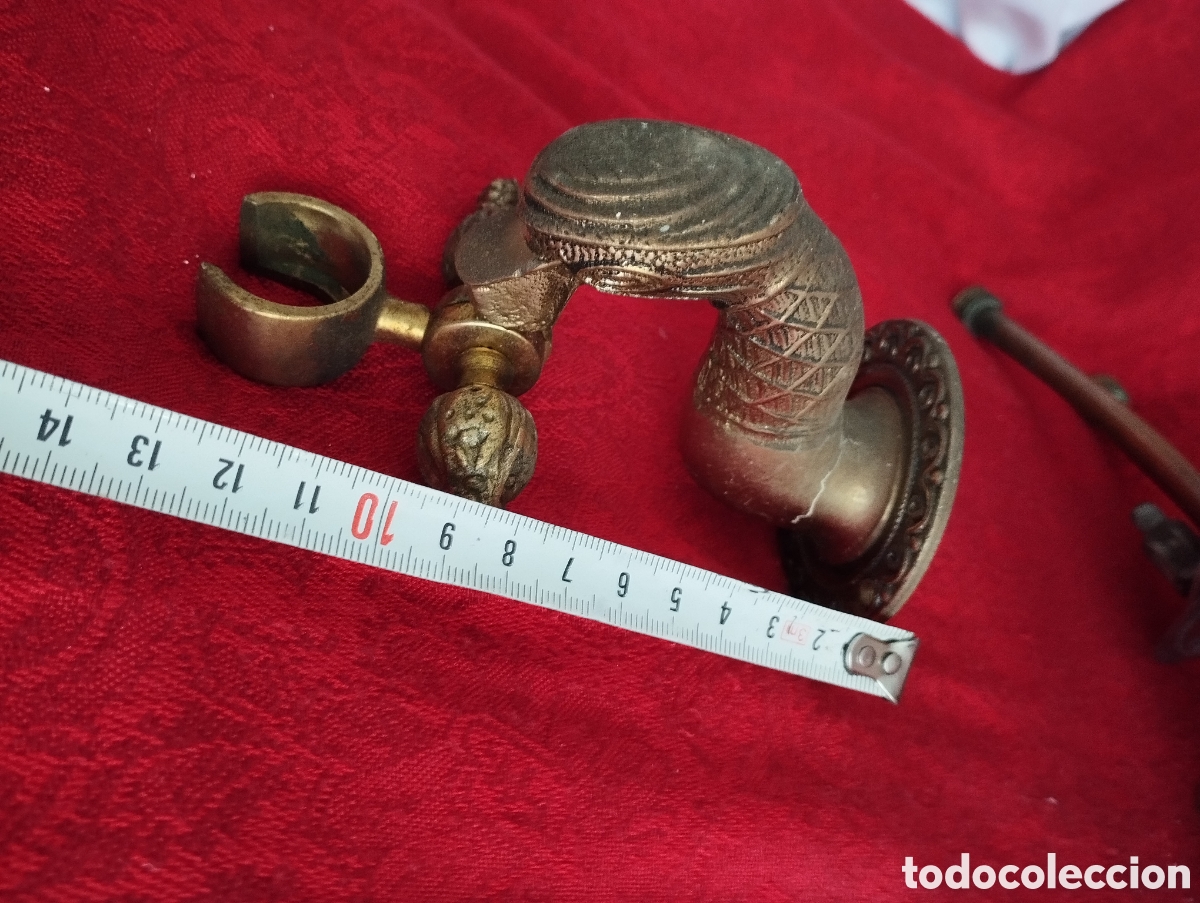 Antig&uuml;edades: Antiguo Grifo y Soporte Bronce. - Foto 10