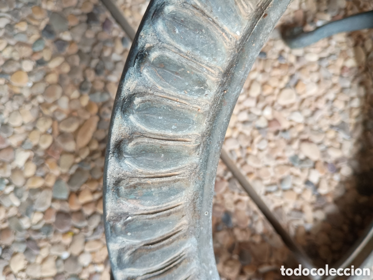 Antig&uuml;edades: Bas&eacute; bronce jarr&oacute;n o l&aacute;mpara florero - Foto 5