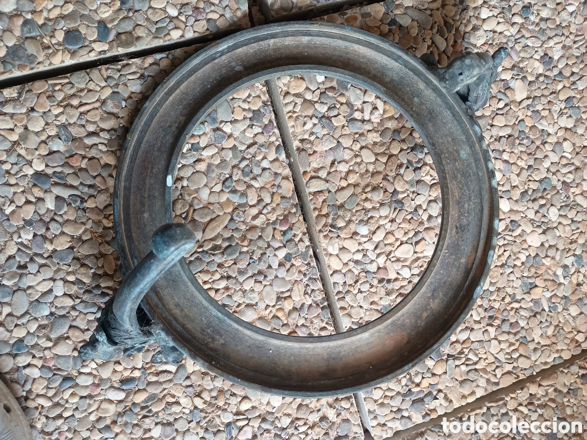 Antig&uuml;edades: Bas&eacute; bronce jarr&oacute;n o l&aacute;mpara florero - Foto 6