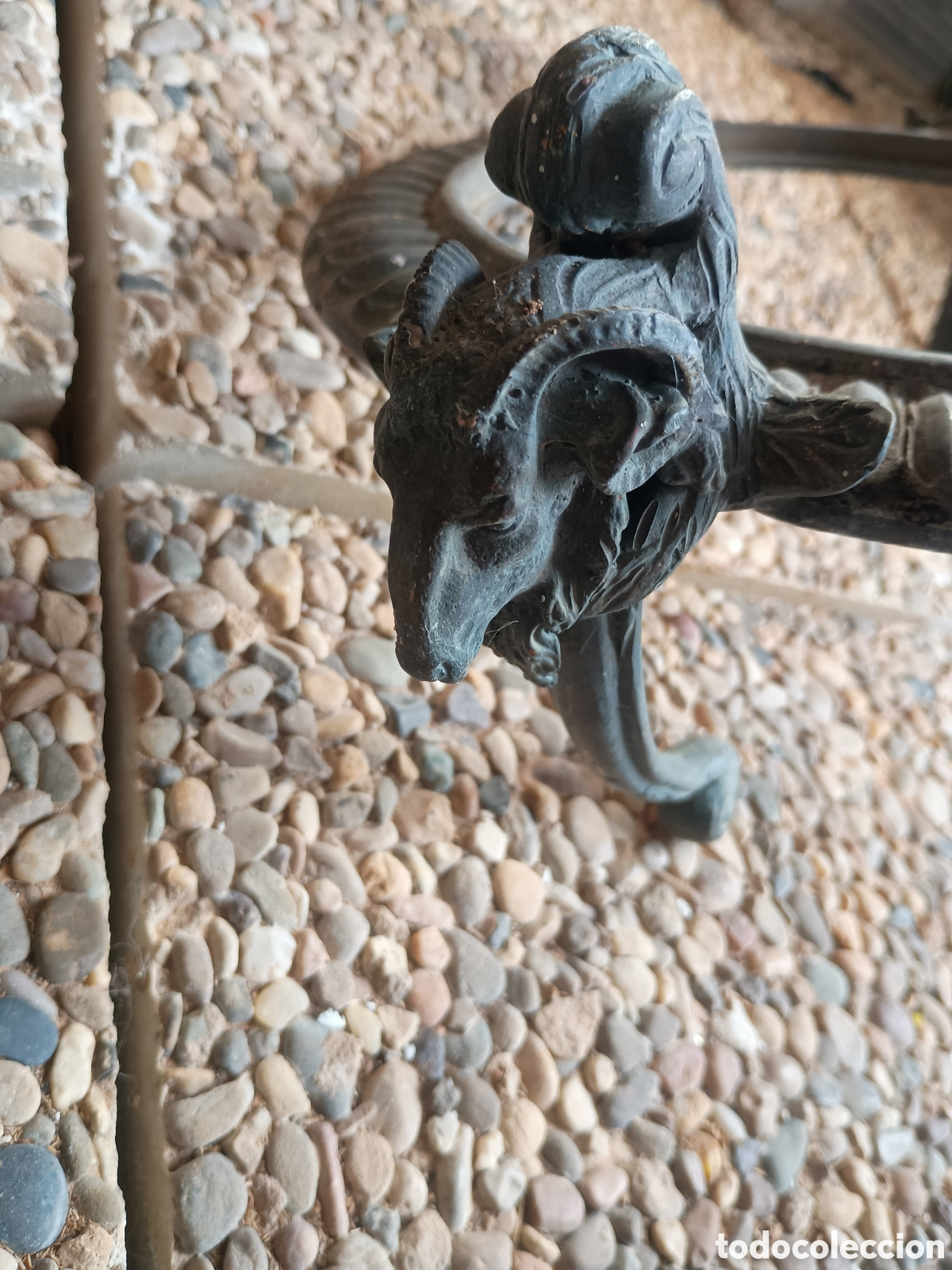 Antig&uuml;edades: Bas&eacute; bronce jarr&oacute;n o l&aacute;mpara florero - Foto 8
