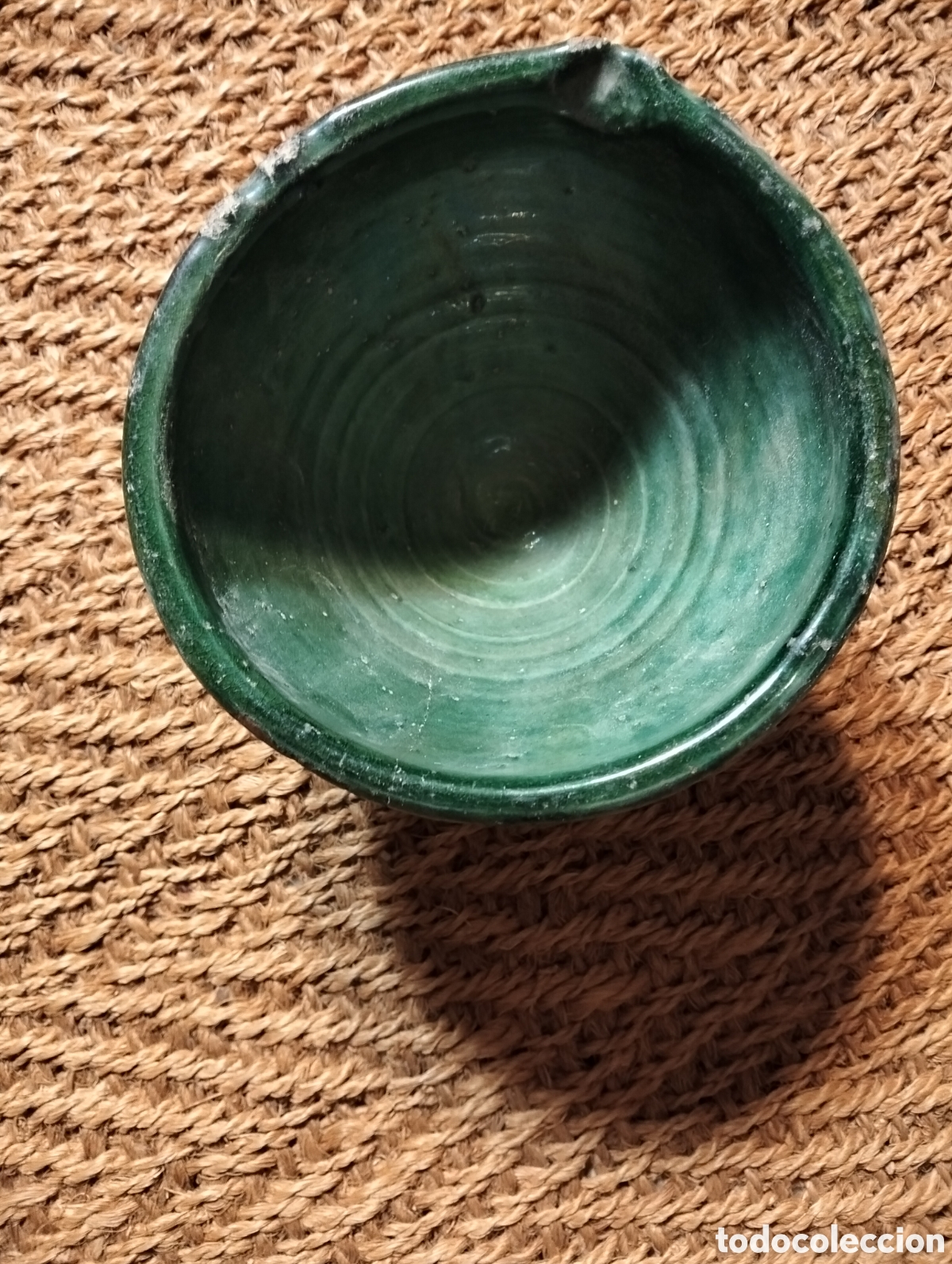 Antig&uuml;edades: Antiguo mortero de ceramica - Foto 1