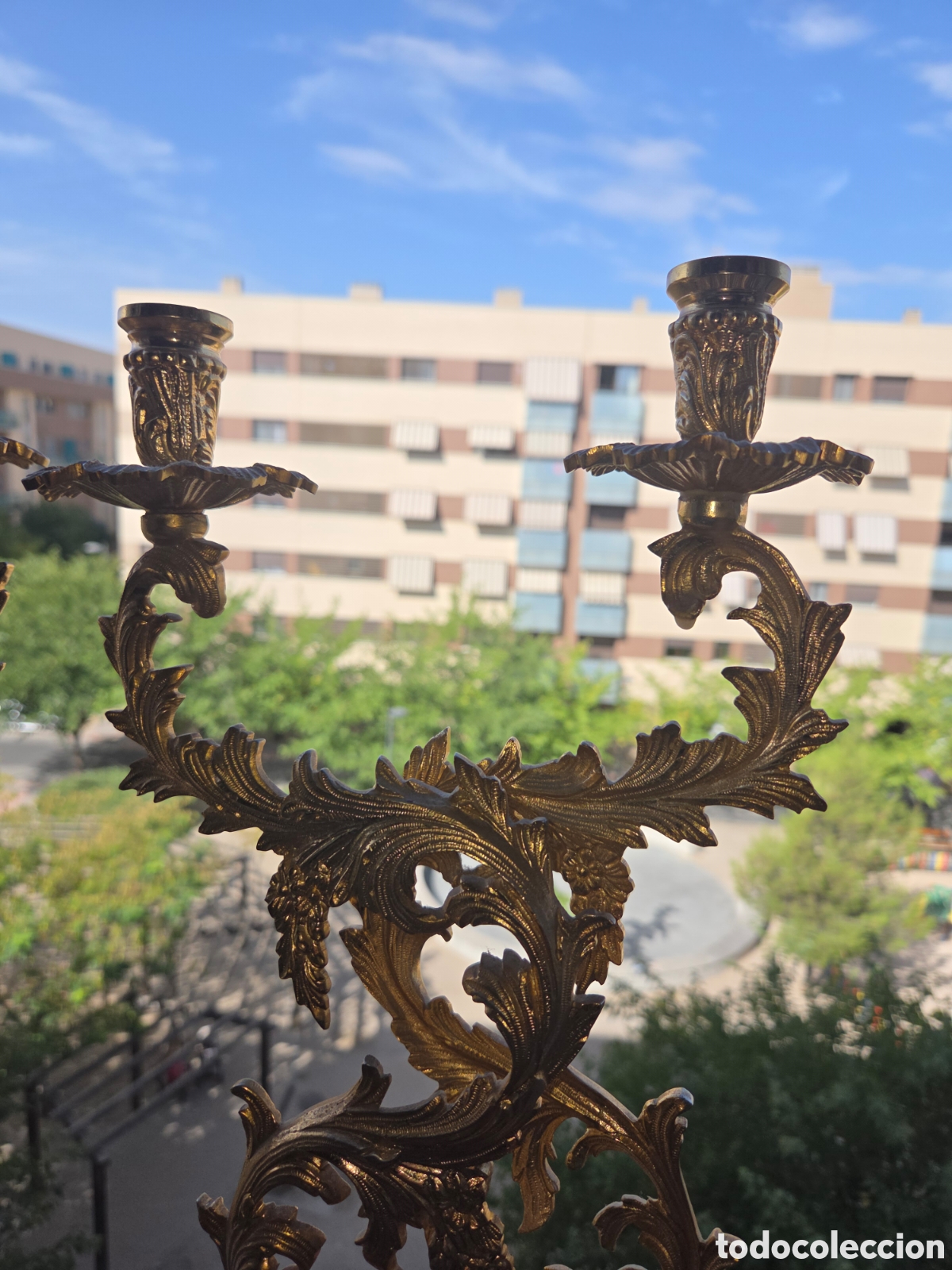 Antig&uuml;edades: D&uacute;o de candelabros antiguos - Foto 2