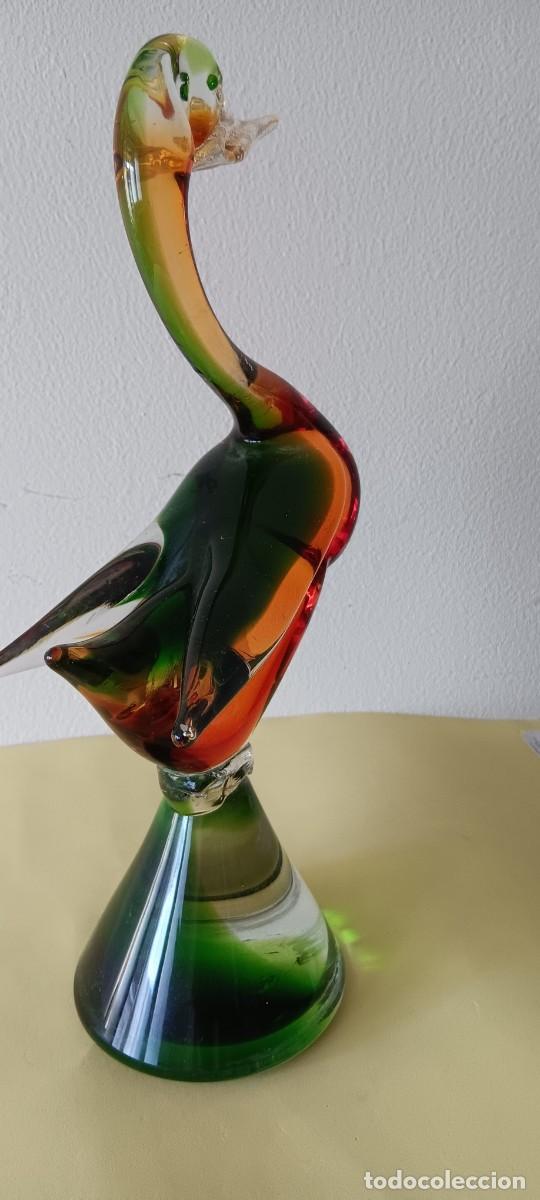 Antig&uuml;edades: CISNE DE CRISTAL DE MURANO - Foto 4