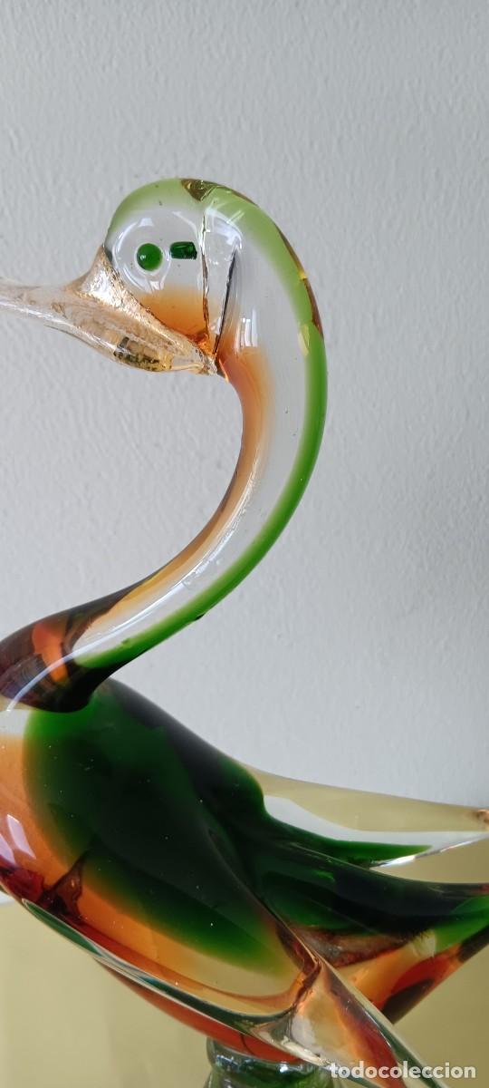 Antig&uuml;edades: CISNE DE CRISTAL DE MURANO - Foto 6