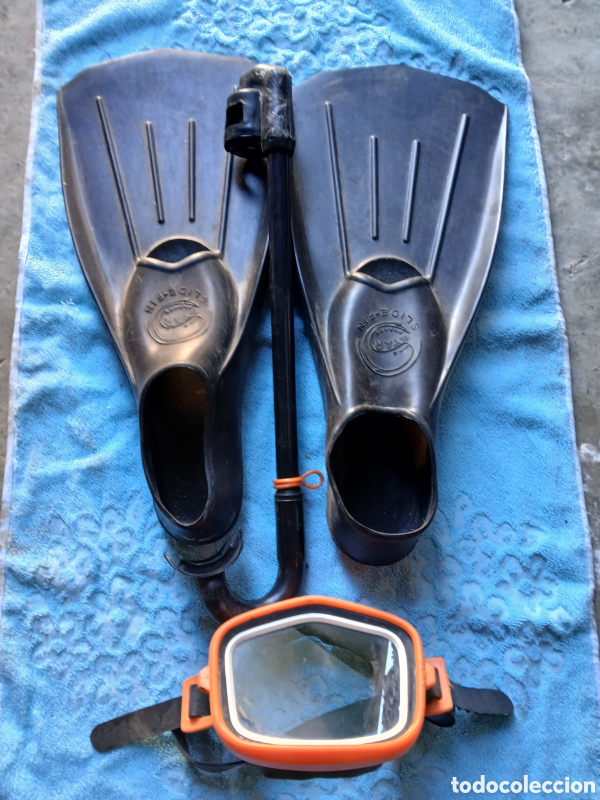 Antig&uuml;edades: Set buceo vintage ni&ntilde;os - Foto 1
