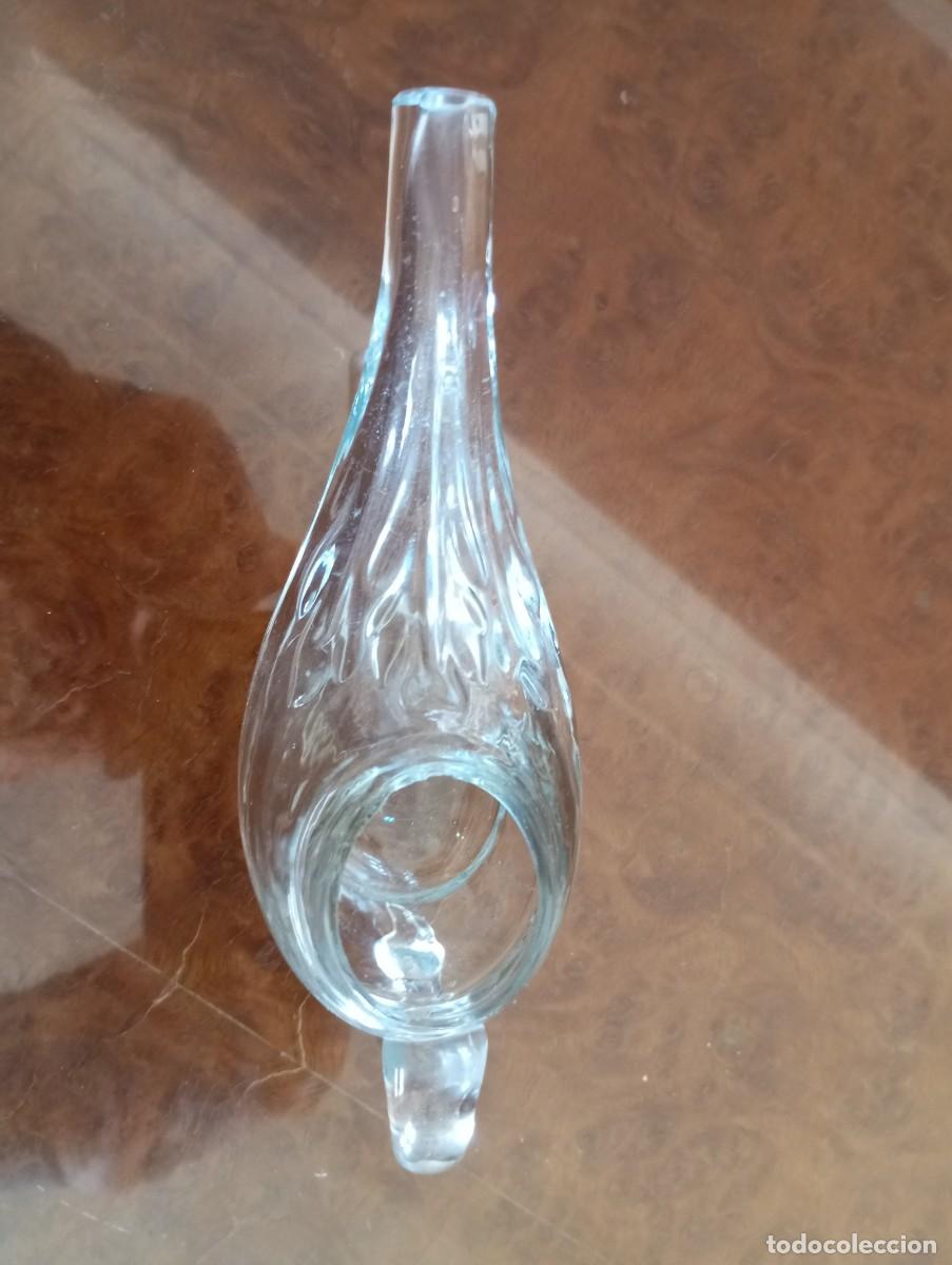 Antig&uuml;edades: ANTIGUO SALSERO DE CRISTAL - Foto 2