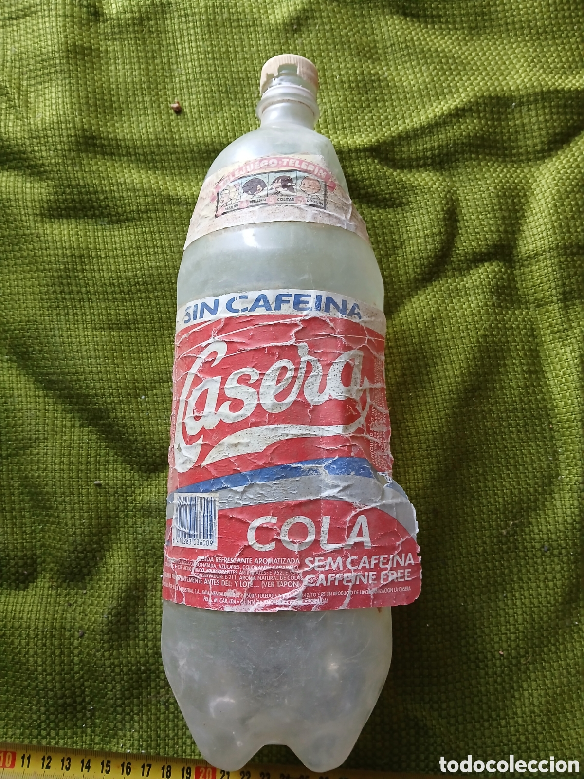 Antig&uuml;edades: Botella la casera cola sin cafe&iacute;na telerin - Foto 1