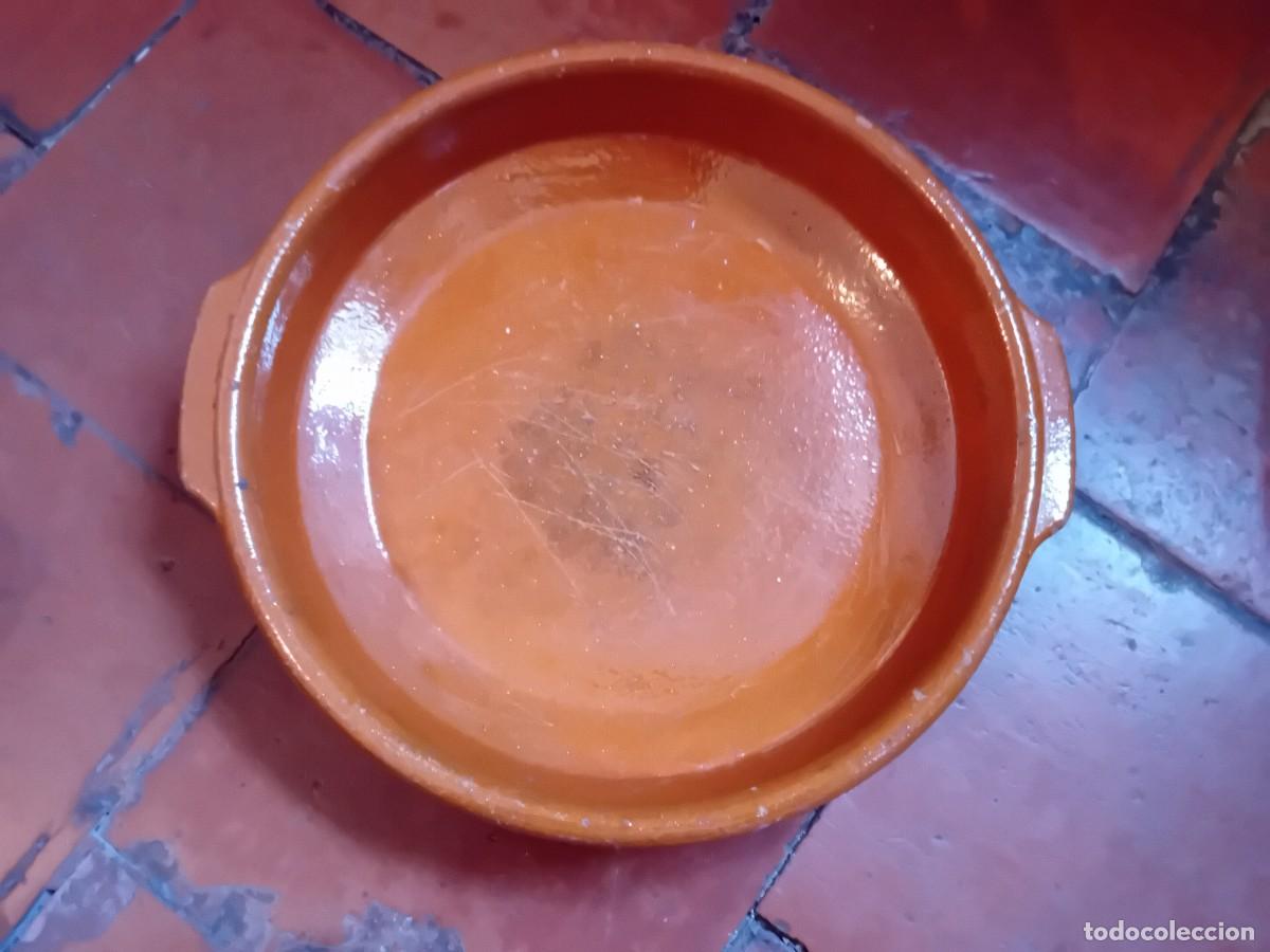 Antig&uuml;edades: Cazuela de barro vidriada - Foto 1