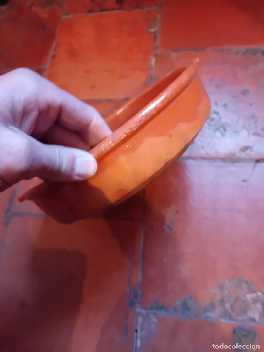 Antig&uuml;edades: Cazuela de barro vidriada - Foto 2