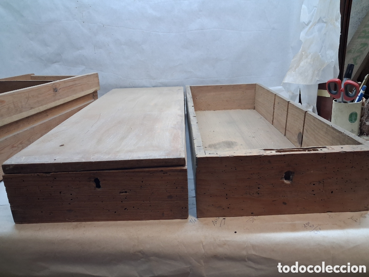 Antig&uuml;edades: 3cajones de pino antiguos - Foto 5