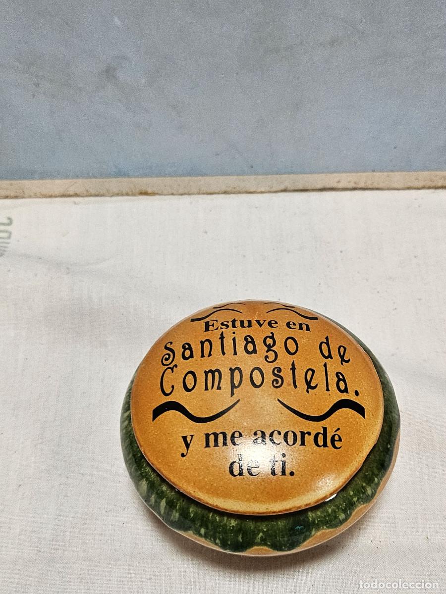 Antig&uuml;edades: peque&ntilde;a caja de ceramica - Foto 2