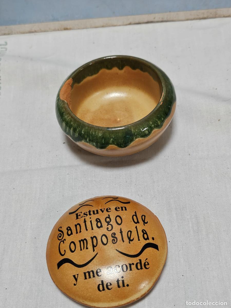 Antig&uuml;edades: peque&ntilde;a caja de ceramica - Foto 3