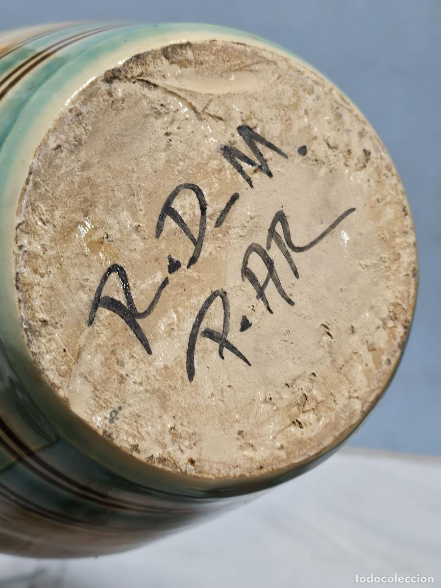 Antig&uuml;edades: jarron de ceramica antiguo - Foto 4