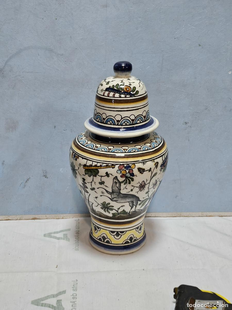 Antig&uuml;edades: jarron de ceramica vintage - Foto 1