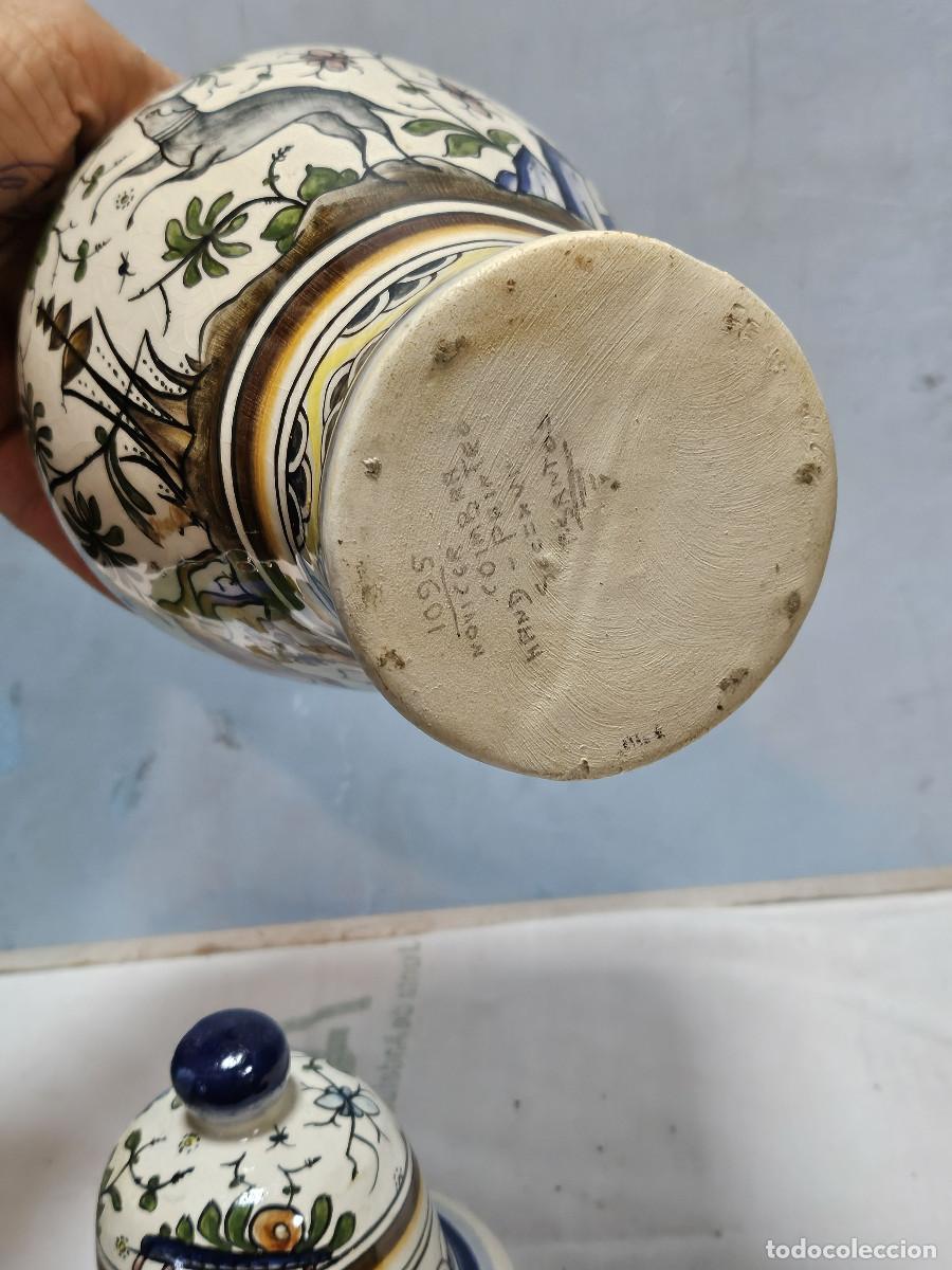 Antig&uuml;edades: jarron de ceramica vintage - Foto 6