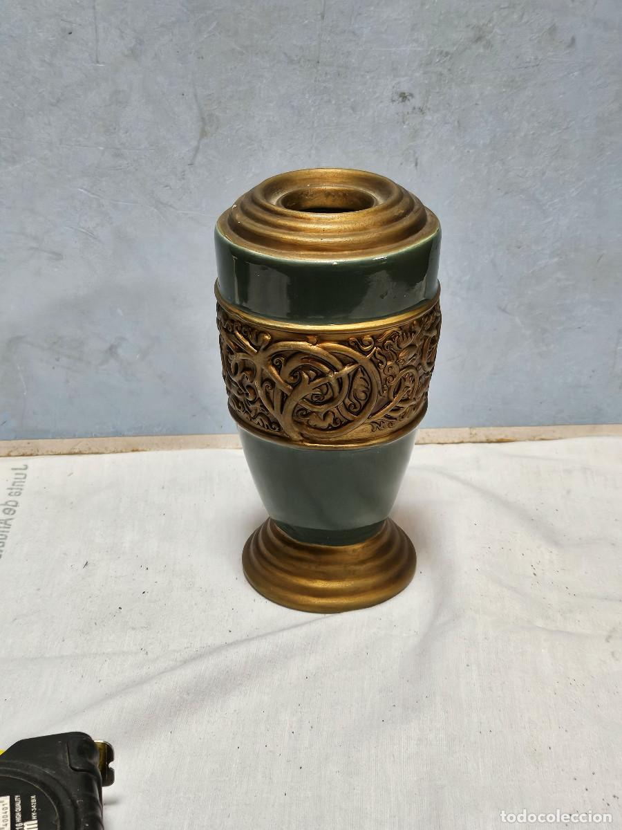 Antig&uuml;edades: jarron de ceramica vintage - Foto 1