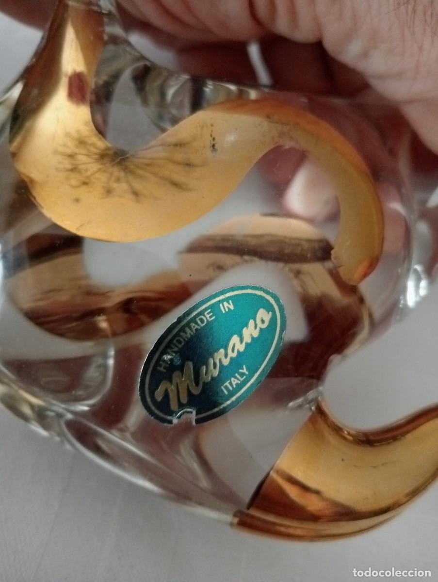 Antig&uuml;edades: FIGURA DE GATO DE CRISTAL DE MURANO - Foto 2