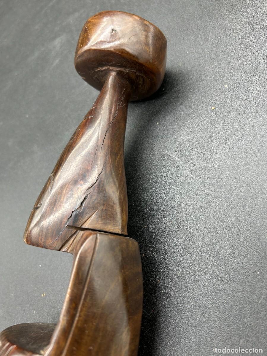 Antig&uuml;edades: Talla de madera en el estilo t&iacute;pico de Puerto Rico. - Foto 7